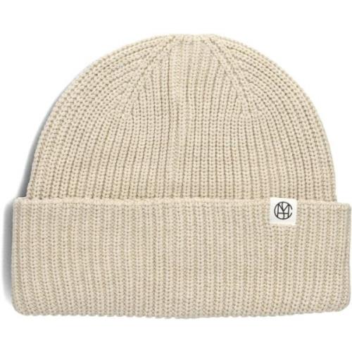 Iconische Beanie voor Trendy Winterstijl Moss Copenhagen , Beige , Dam...