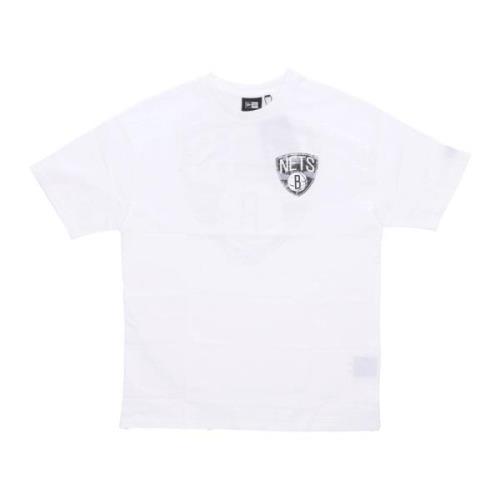 Brooklyn Nets Logo Oversize Tee New Era , White , Heren