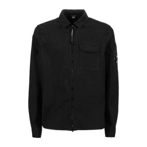 Rits Shirt C.p. Company , Black , Heren