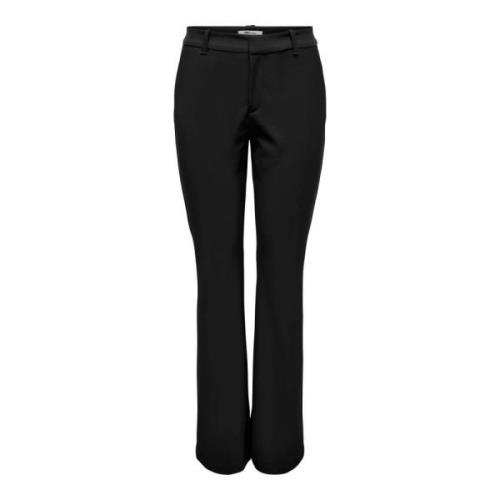 Wijde Zwarte Broek Freewear Only , Black , Dames