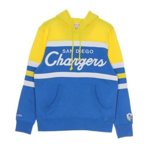 NFL Head Coach Hoody San Diego Chargers Mitchell & Ness , Blue , Heren