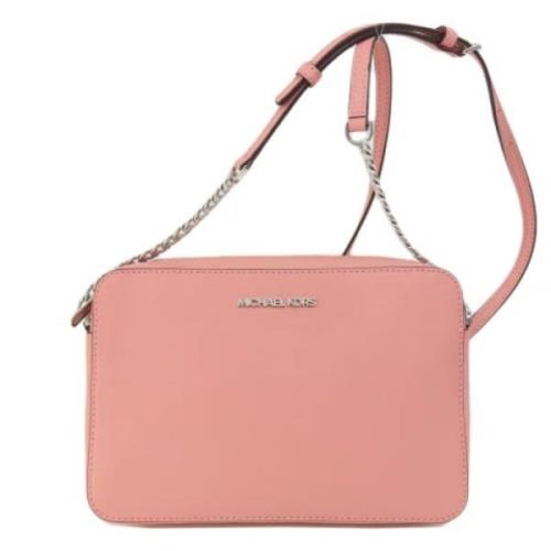 Pre-owned Leather crossbody-bags Michael Kors Pre-owned , Pink , Dames