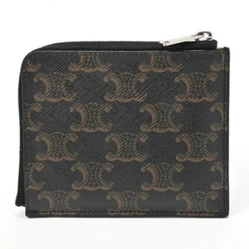 Pre-owned Canvas wallets Celine Vintage , Black , Unisex