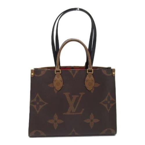 Pre-owned Canvas louis-vuitton-bags Louis Vuitton Vintage , Brown , Da...