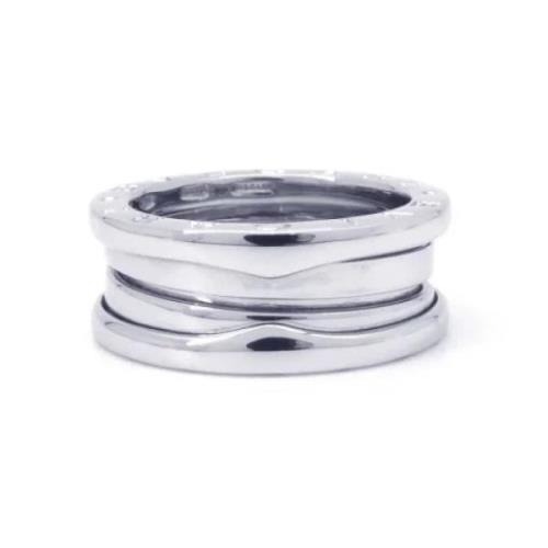 Pre-owned White Gold rings Bvlgari Vintage , Gray , Dames