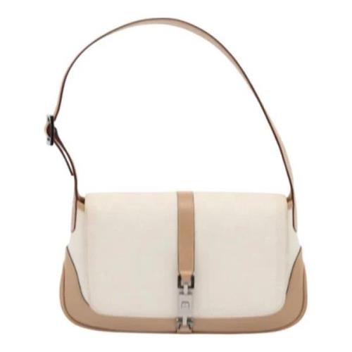 Pre-owned Canvas gucci-bags Gucci Vintage , White , Dames