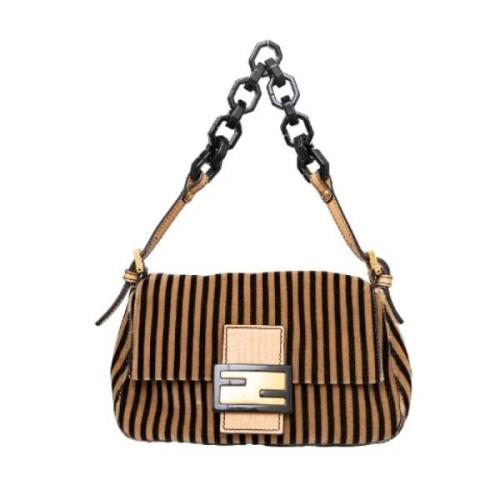 Pre-owned Fabric handbags Fendi Vintage , Brown , Dames