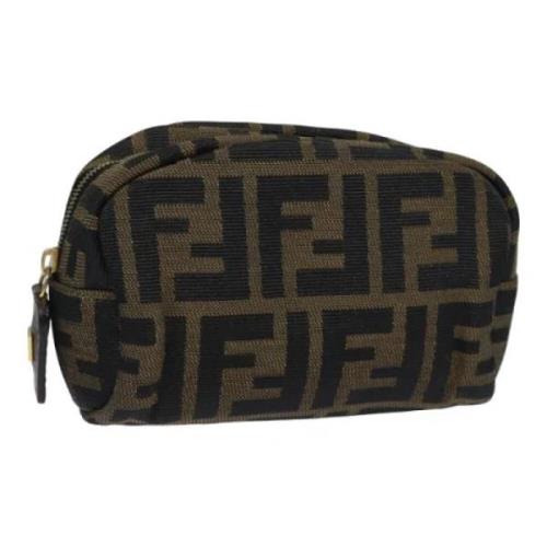 Pre-owned Canvas pouches Fendi Vintage , Black , Dames