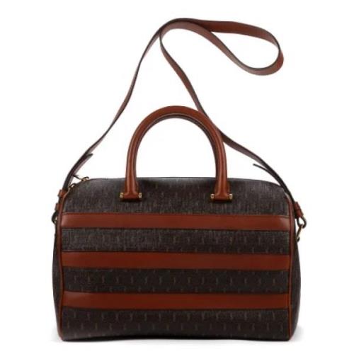 Pre-owned Coated canvas handbags Yves Saint Laurent Vintage , Brown , ...