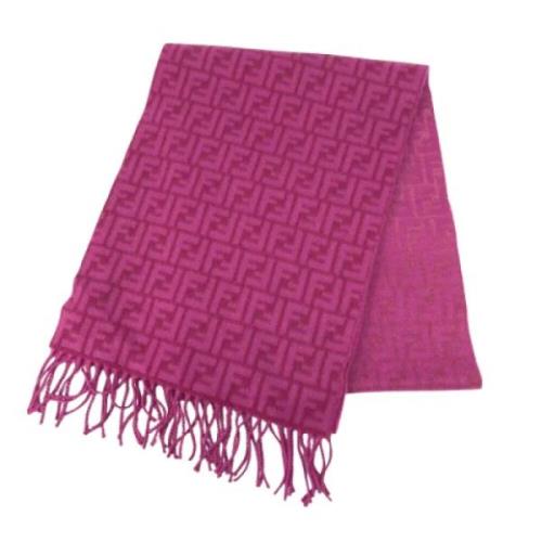 Pre-owned Fabric scarves Fendi Vintage , Pink , Dames