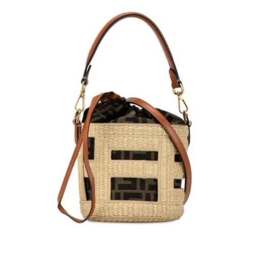 Pre-owned Canvas fendi-bags Fendi Vintage , Beige , Dames