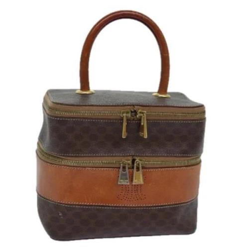 Pre-owned Leather handbags Celine Vintage , Brown , Dames