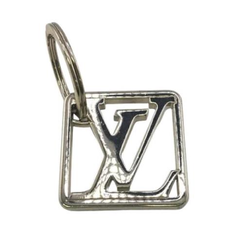 Pre-owned Metal key-holders Louis Vuitton Vintage , Gray , Dames