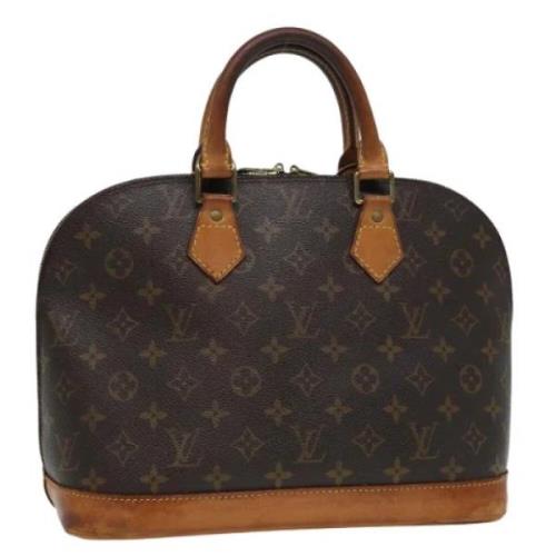 Pre-owned Canvas handbags Louis Vuitton Vintage , Brown , Dames