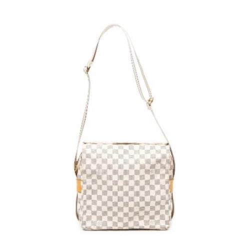 Pre-owned Coated canvas louis-vuitton-bags Louis Vuitton Vintage , Whi...