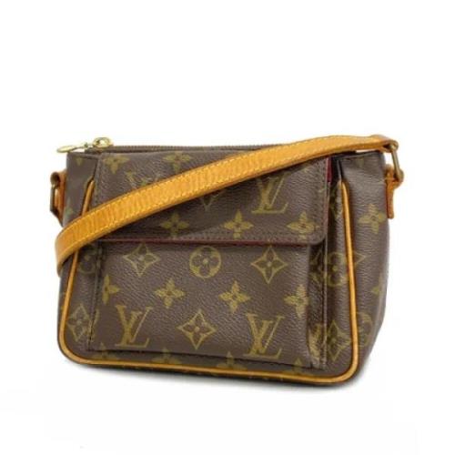 Pre-owned Fabric louis-vuitton-bags Louis Vuitton Vintage , Brown , Da...