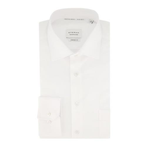 Witte Business Overhemd Jurk Eterna , White , Heren