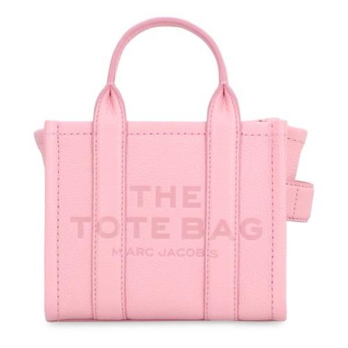 Korrelig lederen Crossbody Tote Tas Marc Jacobs , Pink , Dames