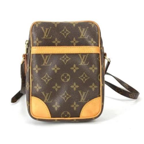 Pre-owned Fabric louis-vuitton-bags Louis Vuitton Vintage , Brown , Da...