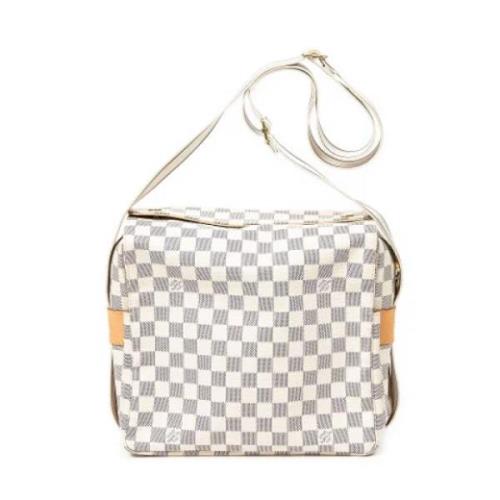 Pre-owned Coated canvas louis-vuitton-bags Louis Vuitton Vintage , Whi...