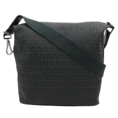 Pre-owned Canvas fendi-bags Fendi Vintage , Black , Dames