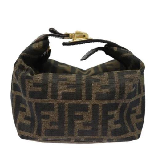 Pre-owned Canvas fendi-bags Fendi Vintage , Brown , Dames