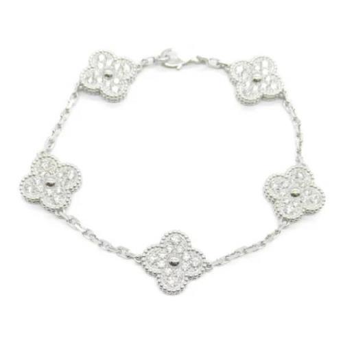 Pre-owned White Gold bracelets Van Cleef & Arpels Pre-owned , Gray , D...