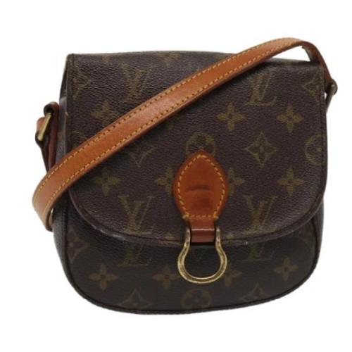 Pre-owned Canvas louis-vuitton-bags Louis Vuitton Vintage , Brown , Da...