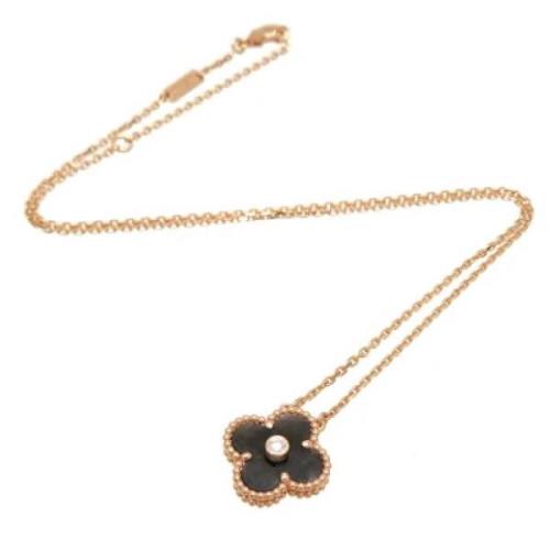 Pre-owned Rose Gold necklaces Van Cleef & Arpels Pre-owned , Yellow , ...