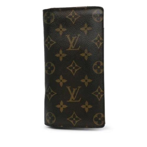 Pre-owned Canvas wallets Louis Vuitton Vintage , Brown , Dames