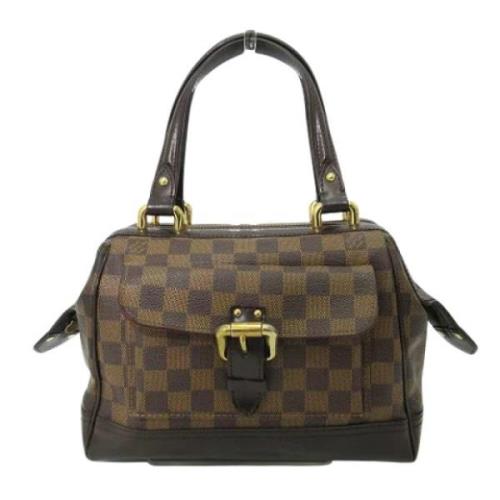 Pre-owned Canvas handbags Louis Vuitton Vintage , Brown , Dames