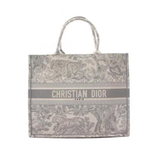 Pre-owned Canvas dior-bags Dior Vintage , Gray , Dames