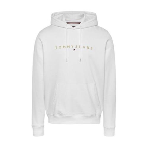 Stijlvolle heren hoodie Tommy Hilfiger , White , Heren