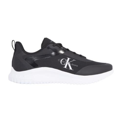 Zwart-Helder Wit Eva Runner Sneakers Calvin Klein , Black , Heren