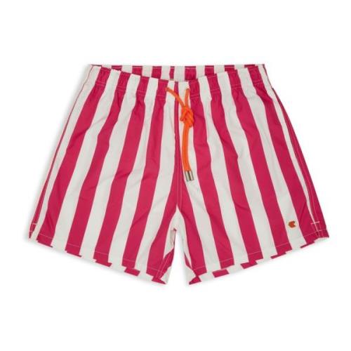 Gestreepte polyester zwemshorts Gallo , Multicolor , Heren