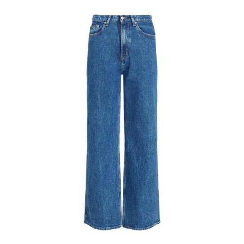 Bootcut Jeans voor Moderne Stijl Tommy Hilfiger , Blue , Dames