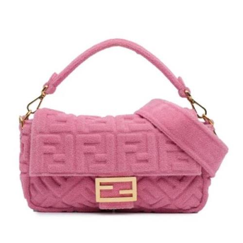 Pre-owned Cotton fendi-bags Fendi Vintage , Pink , Dames