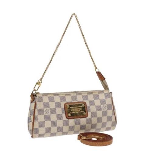 Pre-owned Canvas louis-vuitton-bags Louis Vuitton Vintage , White , Da...