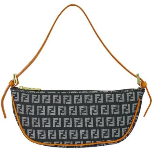 Pre-owned Canvas fendi-bags Fendi Vintage , Black , Dames