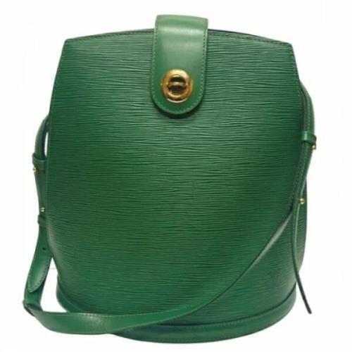 Pre-owned Leather louis-vuitton-bags Louis Vuitton Vintage , Green , D...