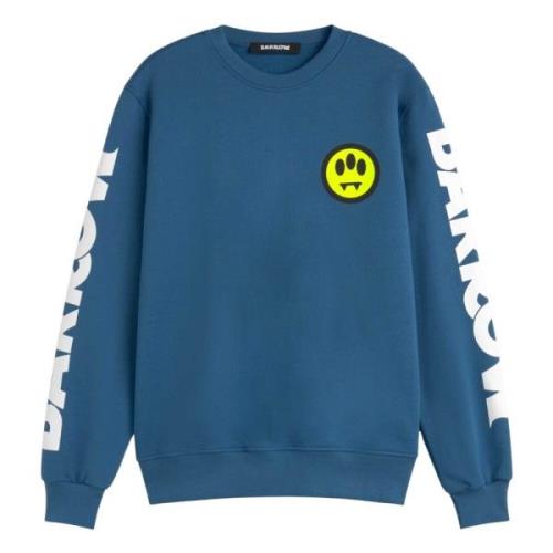 Alien Logo Mouw Sweatshirt Barrow , Blue , Heren