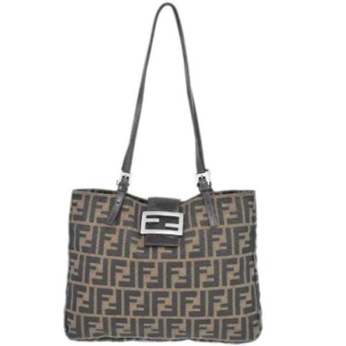 Pre-owned Canvas fendi-bags Fendi Vintage , Brown , Dames