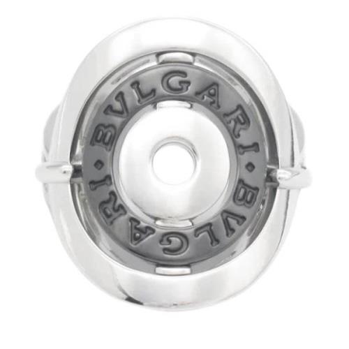 Pre-owned White Gold rings Bvlgari Vintage , Gray , Dames