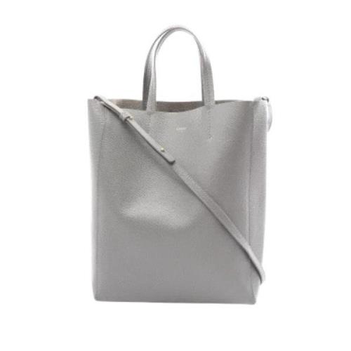 Pre-owned Leather celine-bags Celine Vintage , Gray , Dames