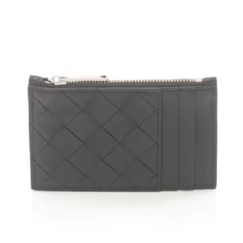 Pre-owned Leather wallets Bottega Veneta Vintage , Black , Dames