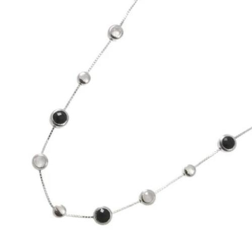 Pre-owned White Gold necklaces Celine Vintage , Gray , Dames