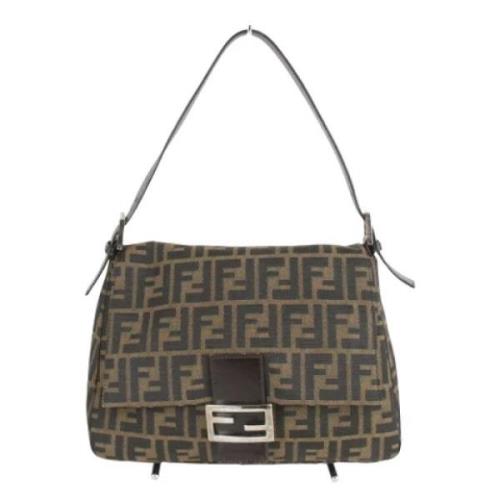 Pre-owned Canvas fendi-bags Fendi Vintage , Brown , Dames