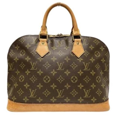 Pre-owned Canvas louis-vuitton-bags Louis Vuitton Vintage , Brown , Da...