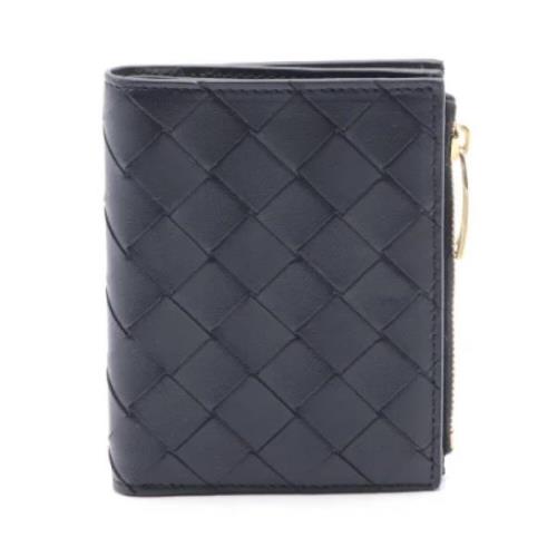 Pre-owned Leather wallets Bottega Veneta Vintage , Black , Dames