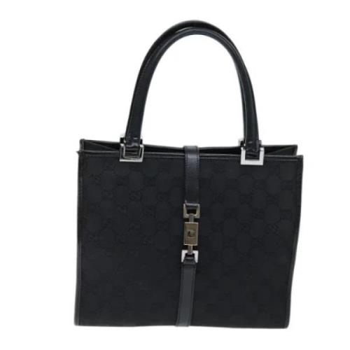 Pre-owned Canvas handbags Gucci Vintage , Black , Dames